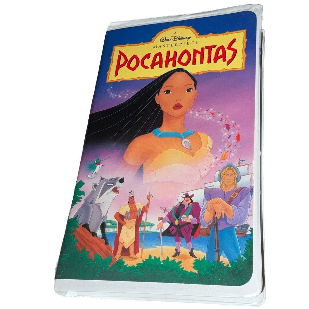 RARE 1996 Walt Disney Masterpiece Collection Pocahontas VHS#5741 ISBN 0788803743